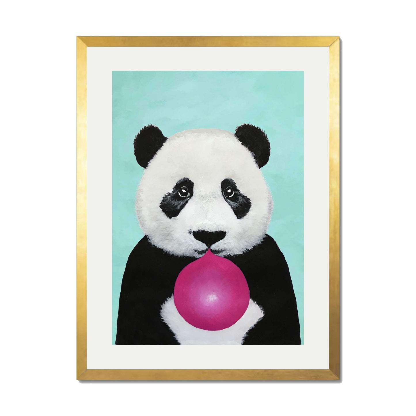 PANDA WITH BUBBLEGUM | PRINT