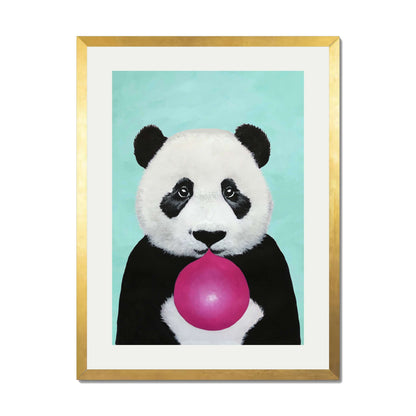 PANDA WITH BUBBLEGUM | PRINT