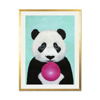 PANDA WITH BUBBLEGUM | PRINT