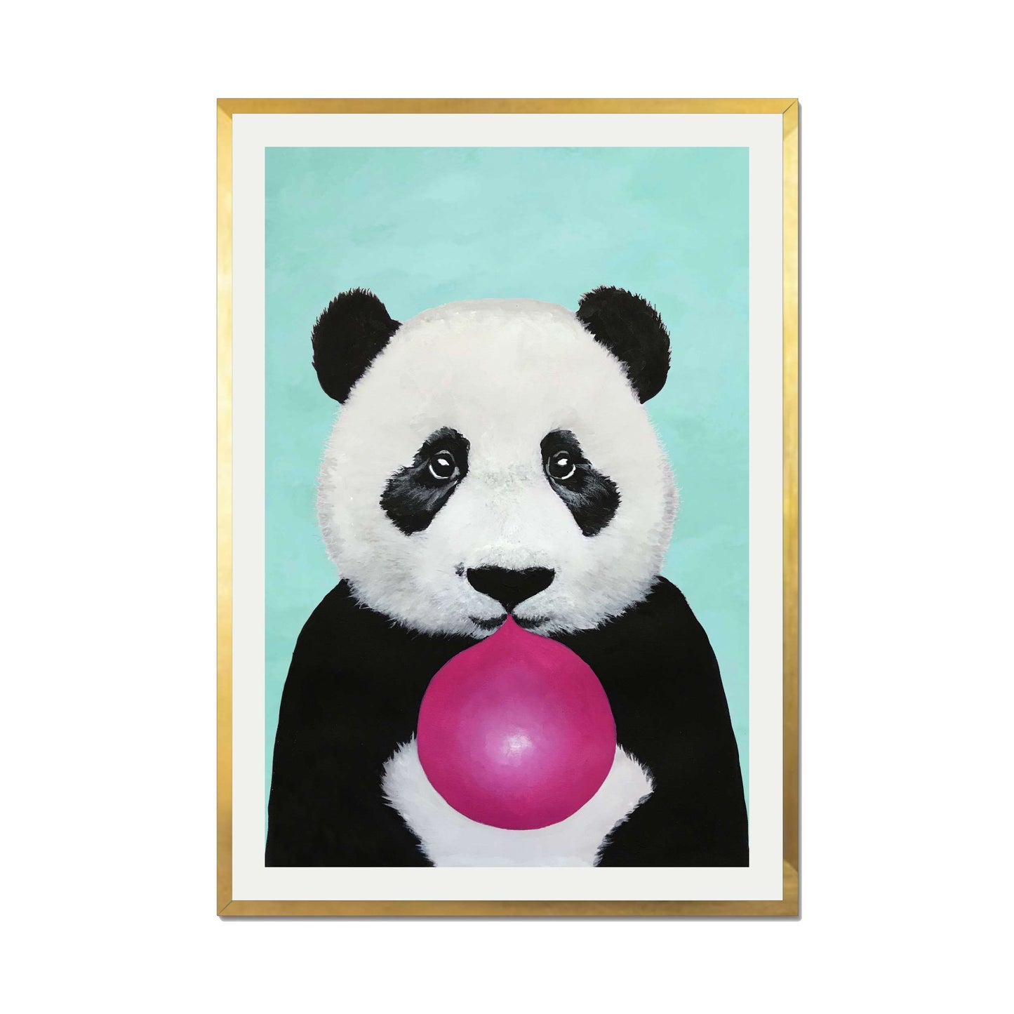 PANDA WITH BUBBLEGUM | PRINT