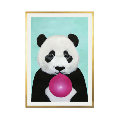 PANDA WITH BUBBLEGUM | PRINT