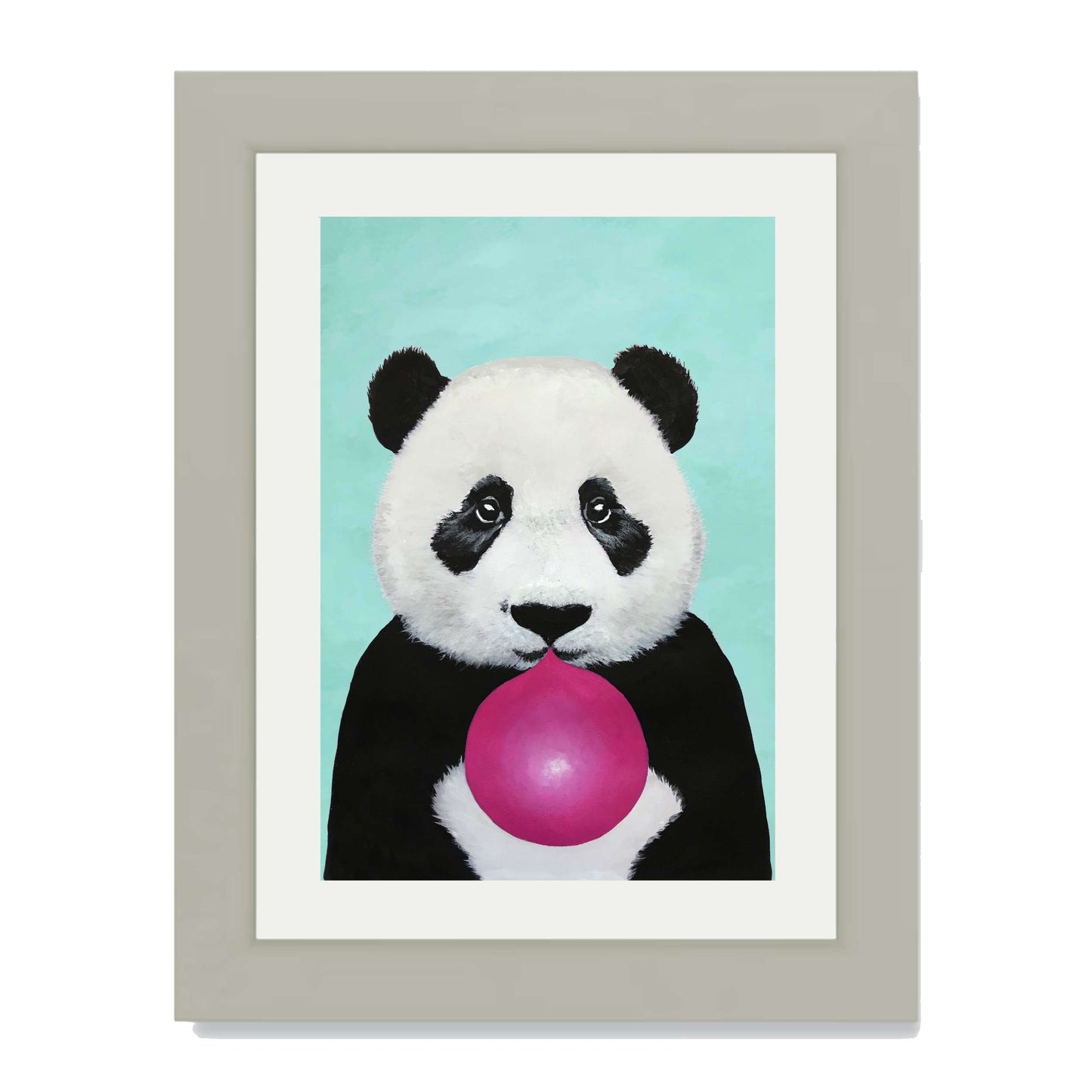 PANDA WITH BUBBLEGUM | PRINT