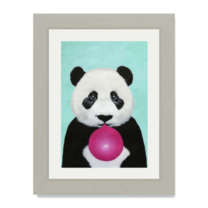 PANDA WITH BUBBLEGUM | PRINT