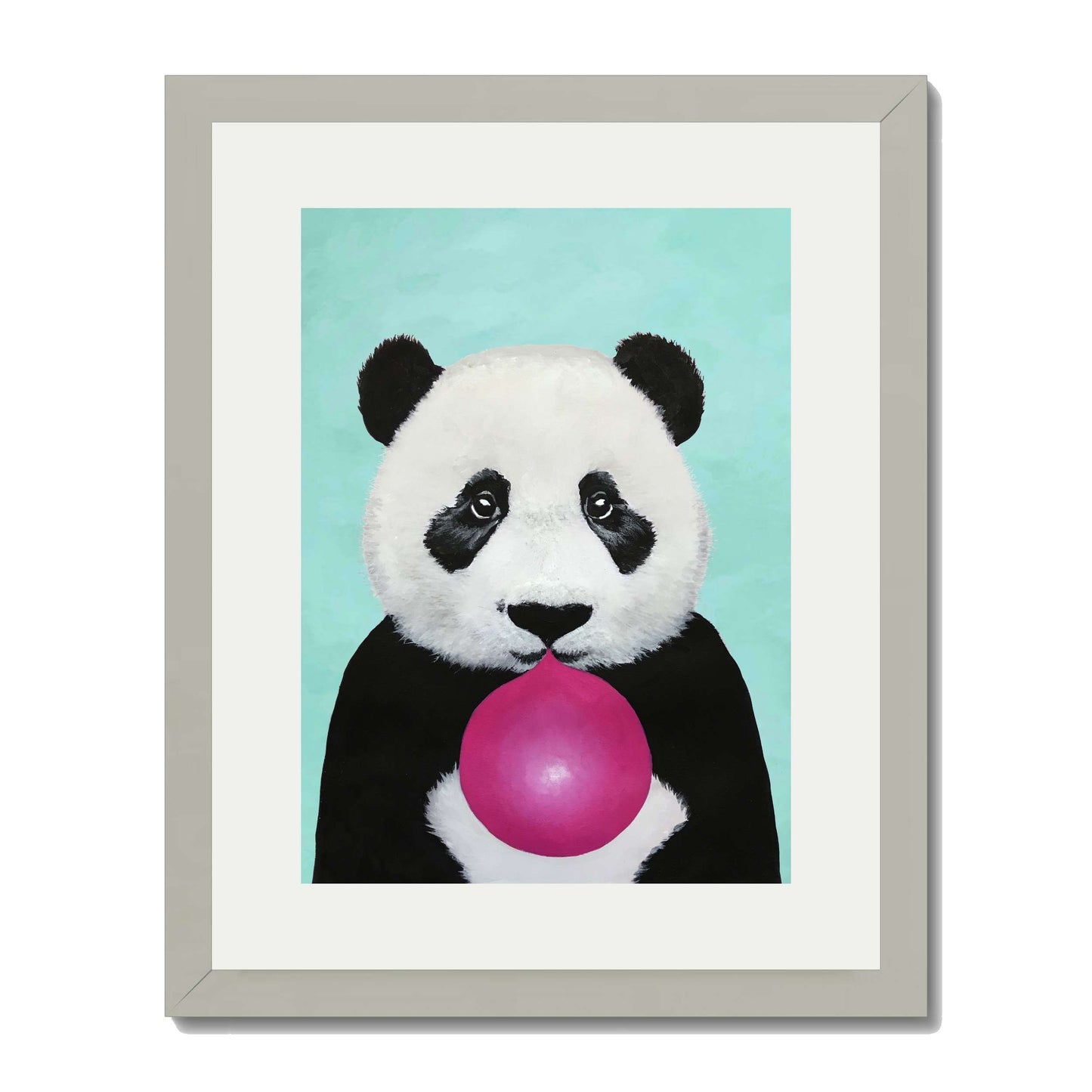 PANDA WITH BUBBLEGUM | PRINT