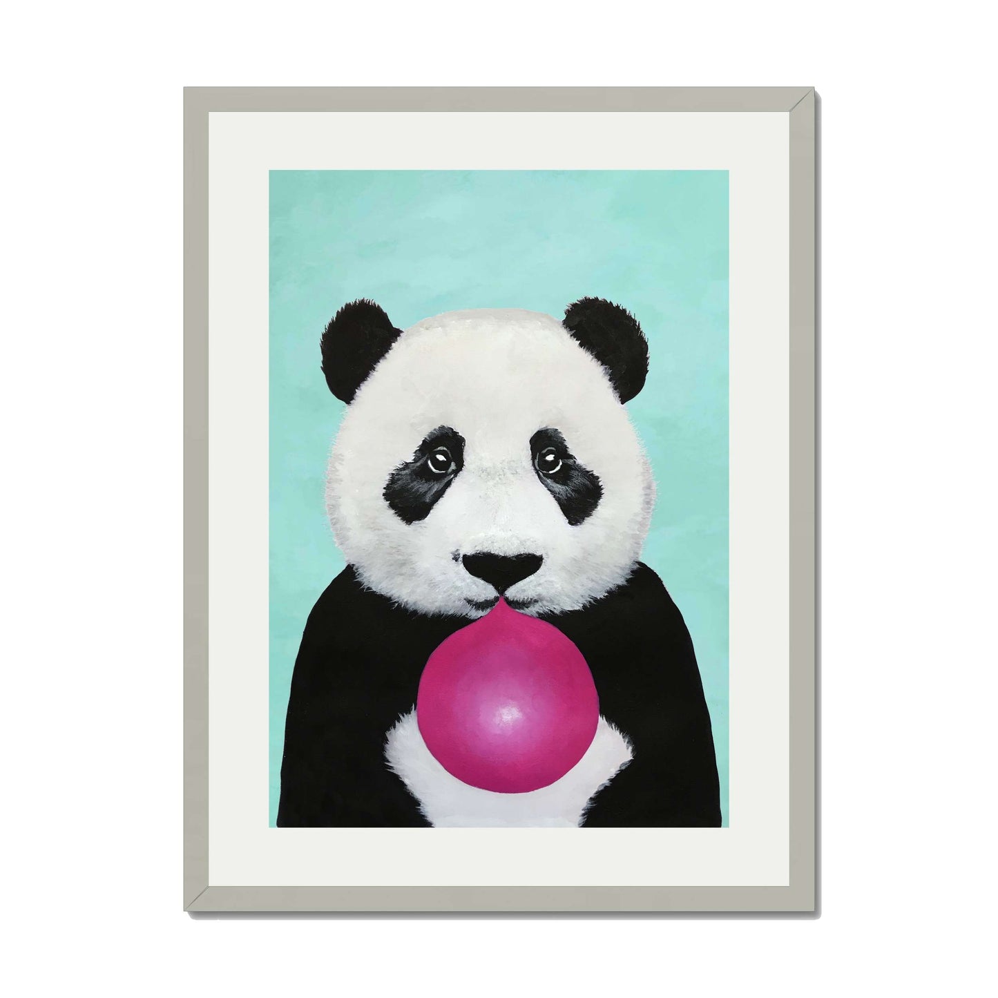 PANDA WITH BUBBLEGUM | PRINT
