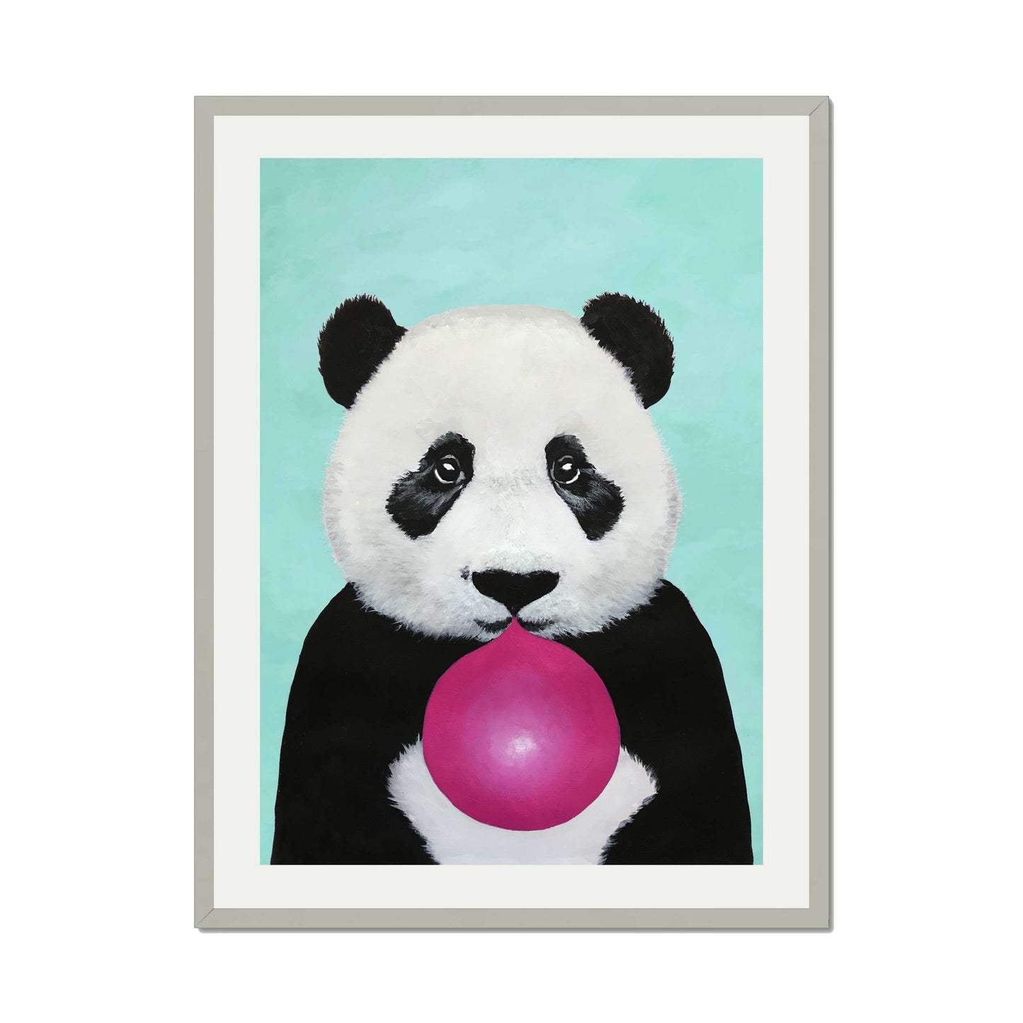 PANDA WITH BUBBLEGUM | PRINT