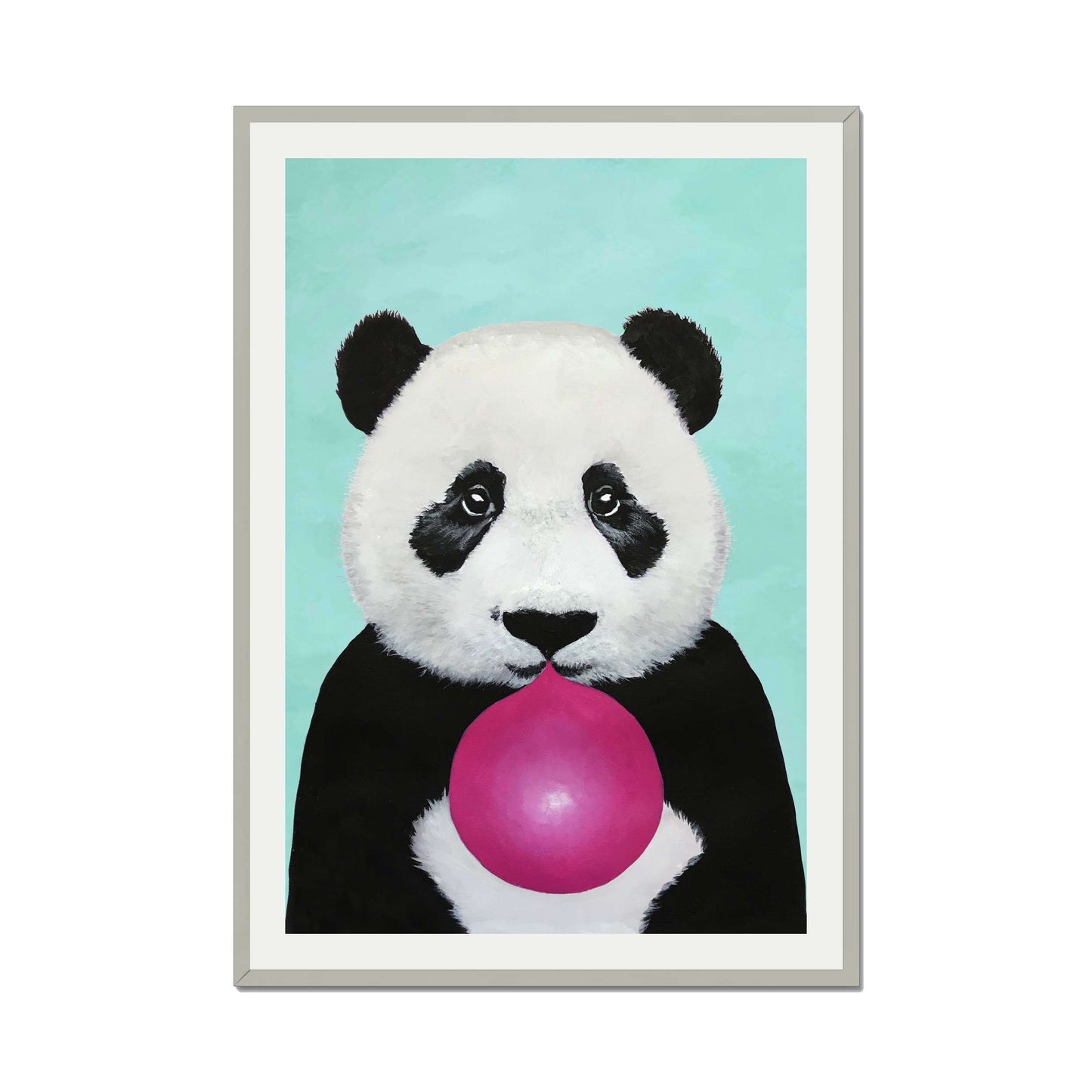PANDA WITH BUBBLEGUM | PRINT