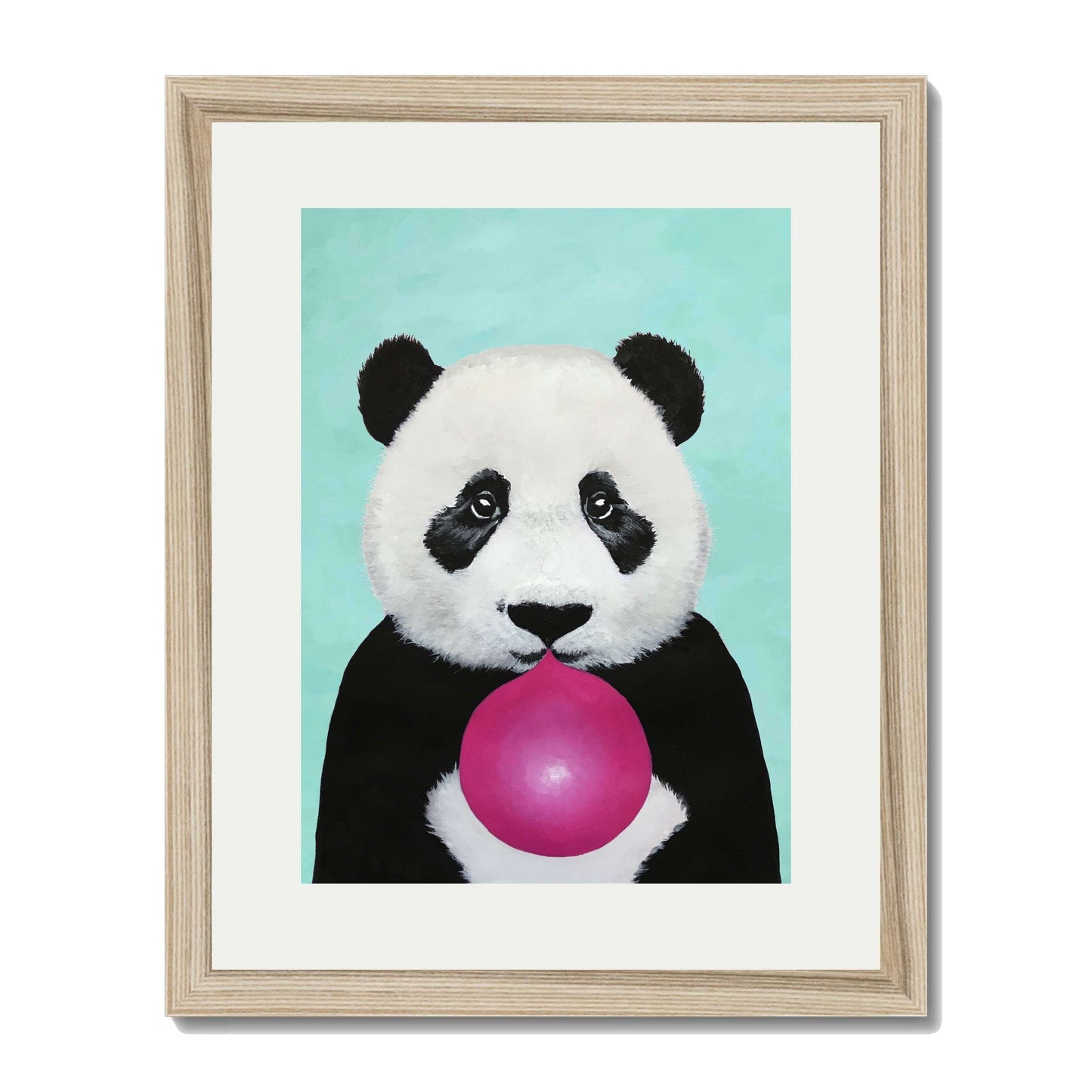 PANDA WITH BUBBLEGUM | PRINT