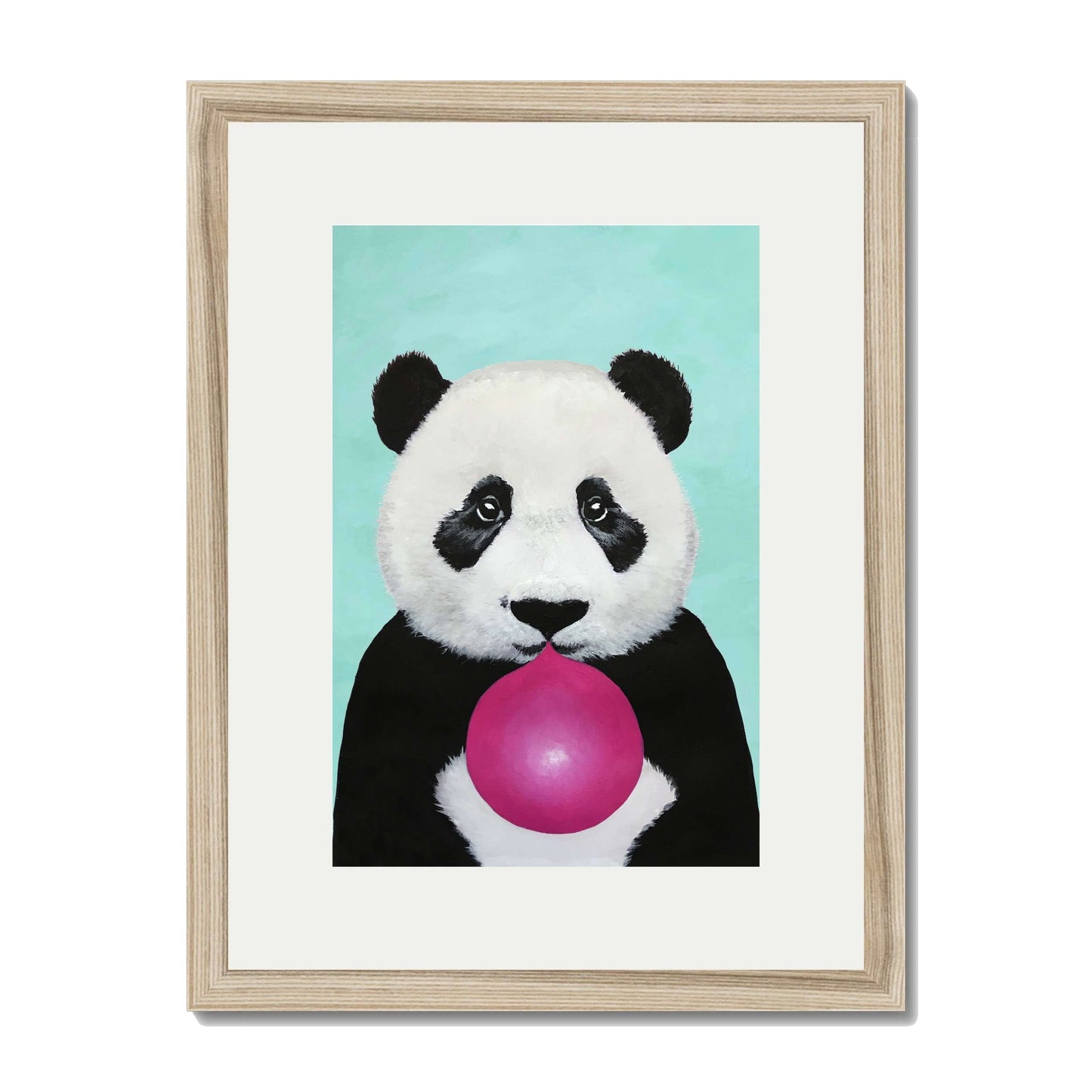 PANDA WITH BUBBLEGUM | PRINT