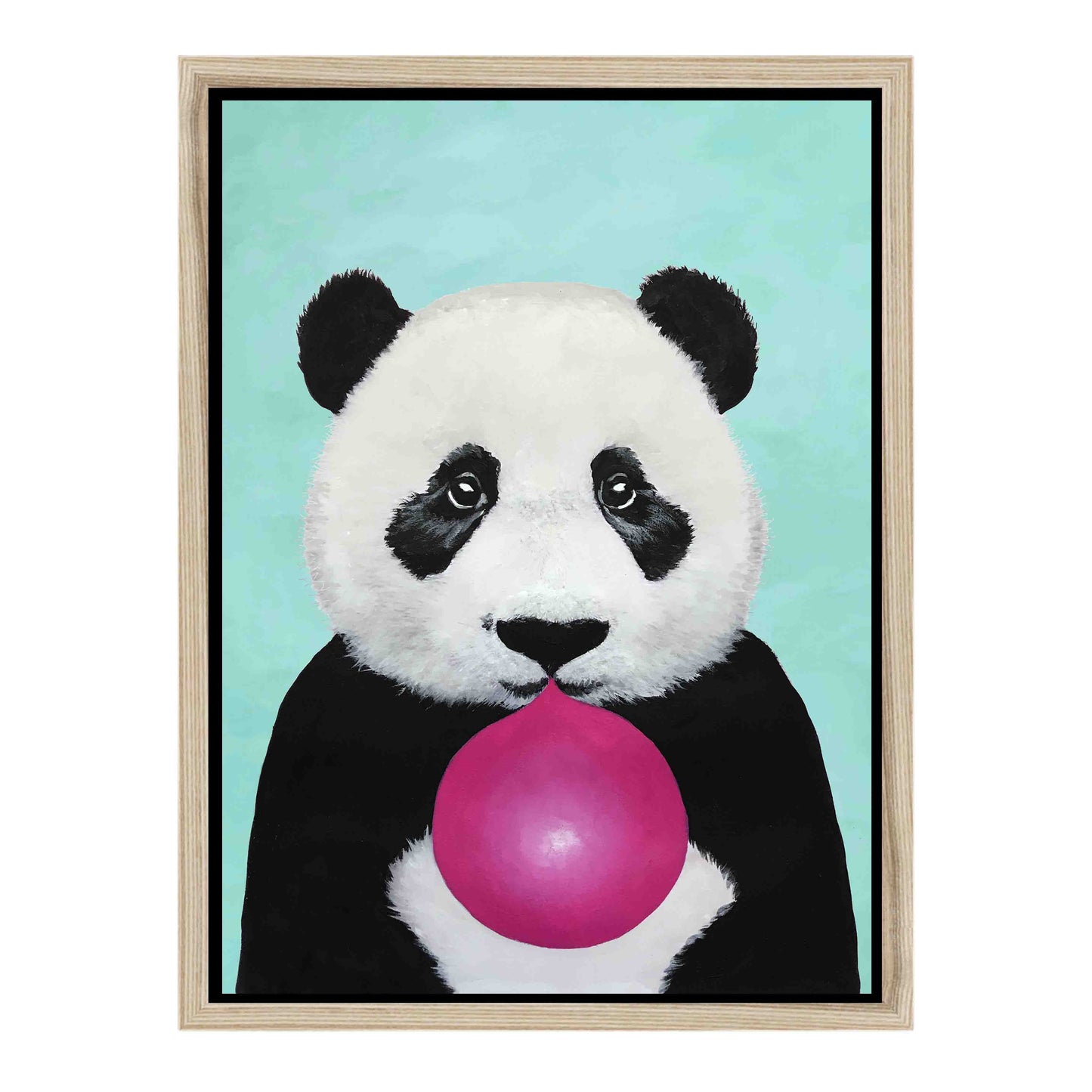 PANDA WITH BUBBLEGUM | CANVAS
