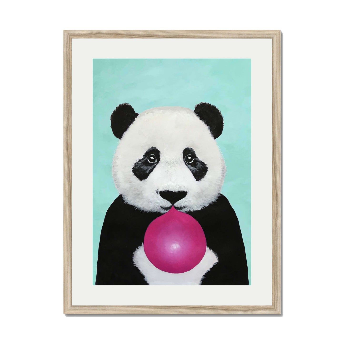 PANDA WITH BUBBLEGUM | PRINT