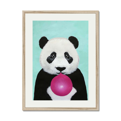 PANDA WITH BUBBLEGUM | PRINT