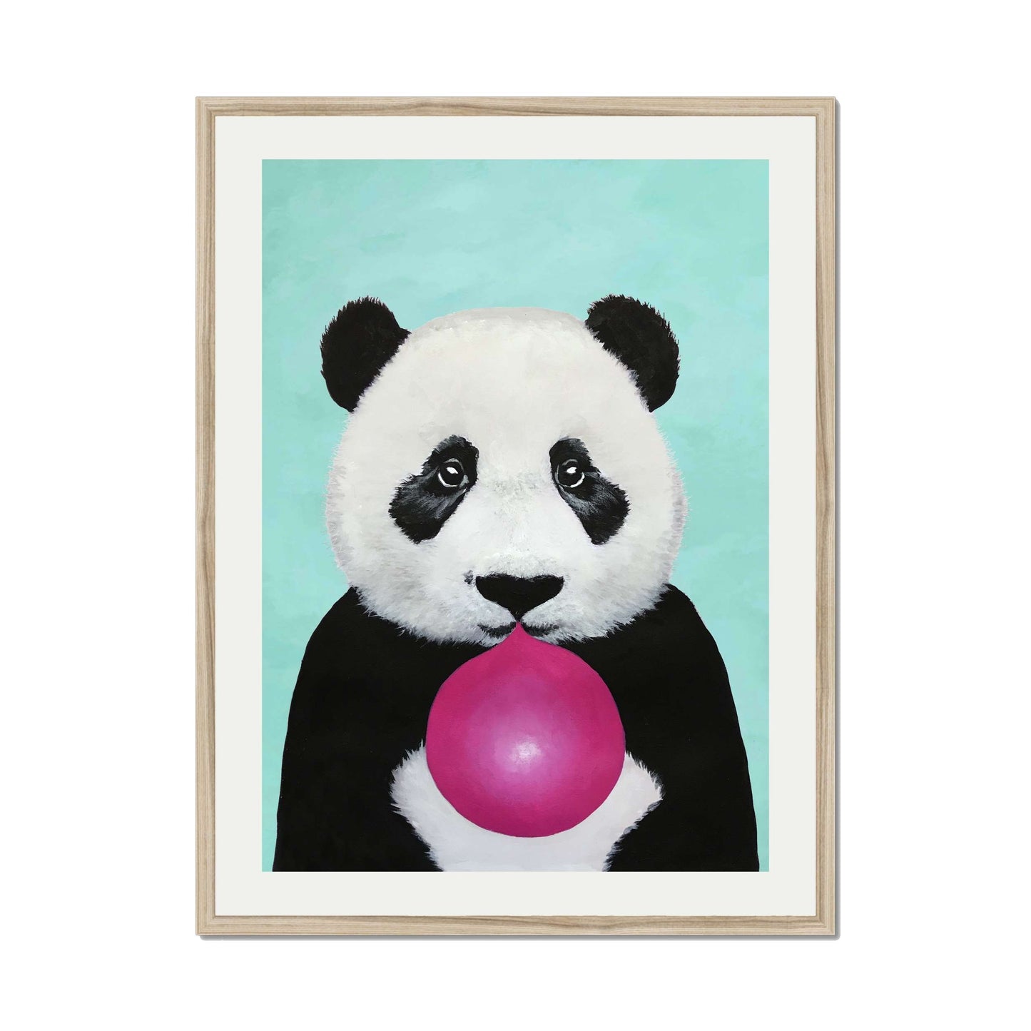 PANDA WITH BUBBLEGUM | PRINT