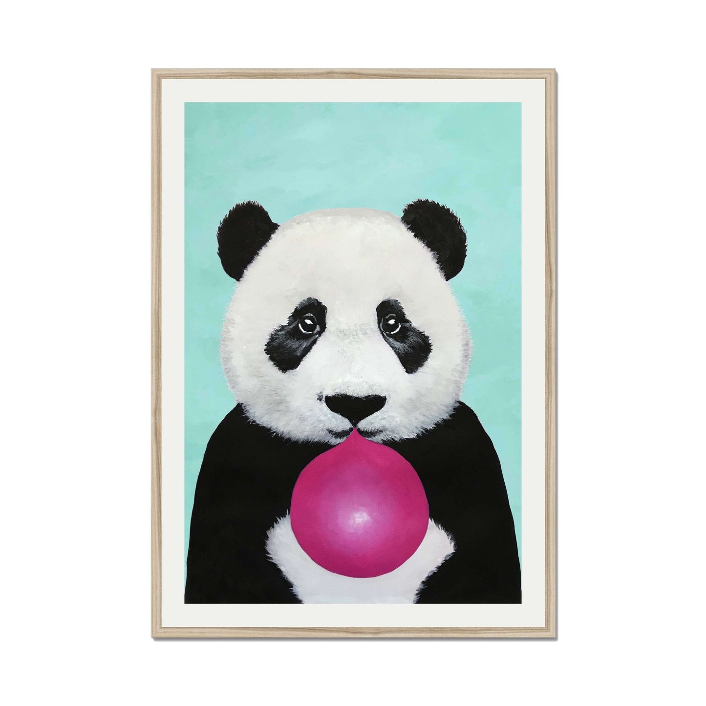 PANDA WITH BUBBLEGUM | PRINT
