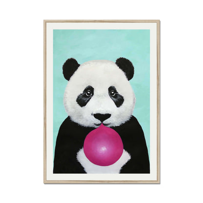 PANDA WITH BUBBLEGUM | PRINT