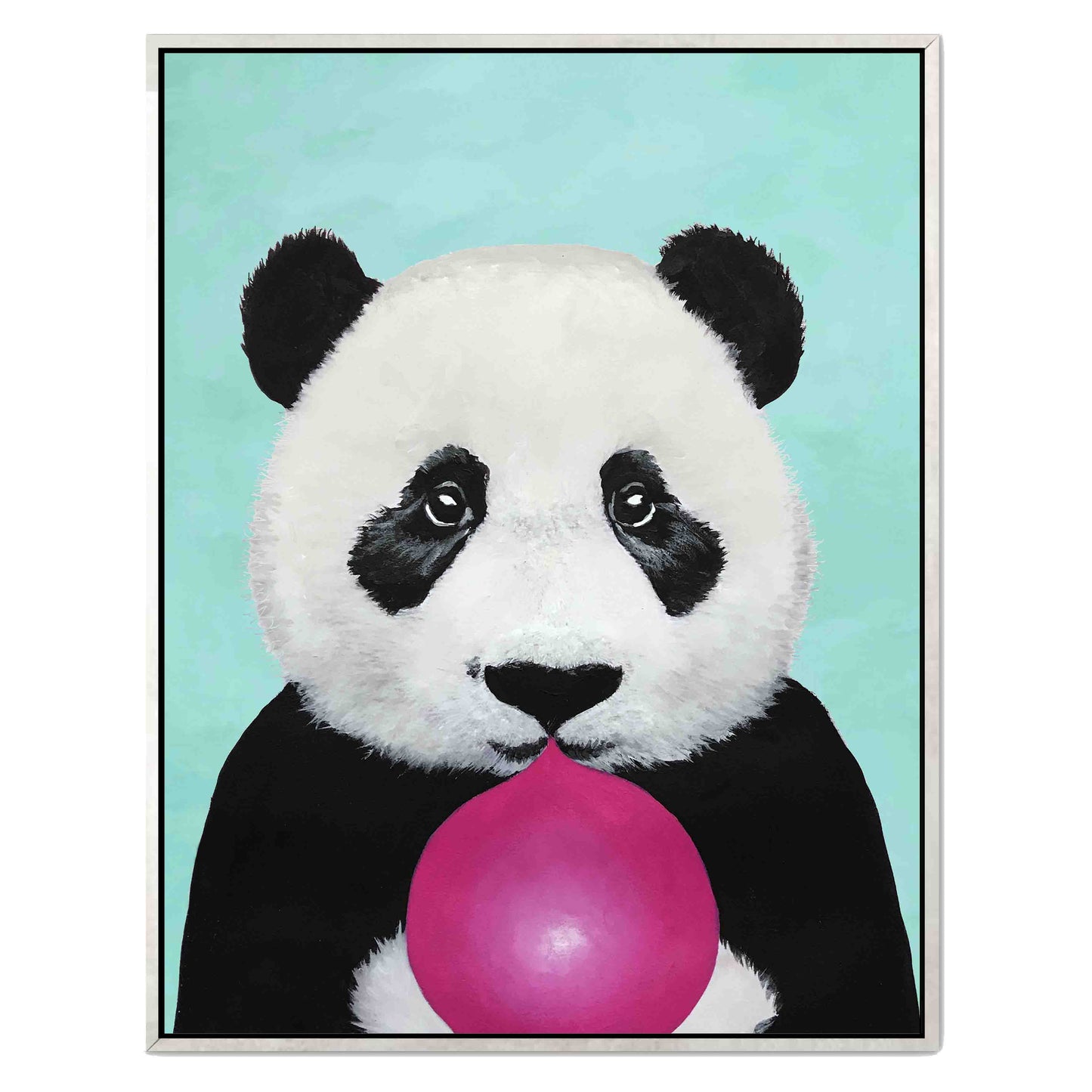 PANDA WITH BUBBLEGUM | CANVAS