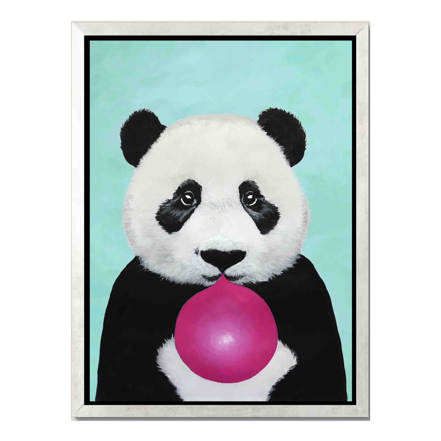 PANDA WITH BUBBLEGUM | CANVAS