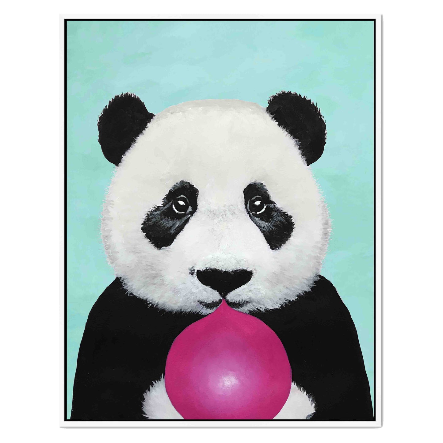 PANDA WITH BUBBLEGUM | CANVAS