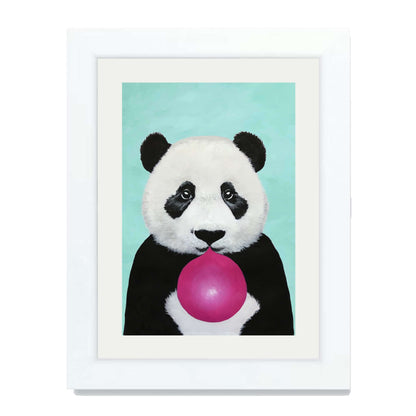 PANDA WITH BUBBLEGUM | PRINT