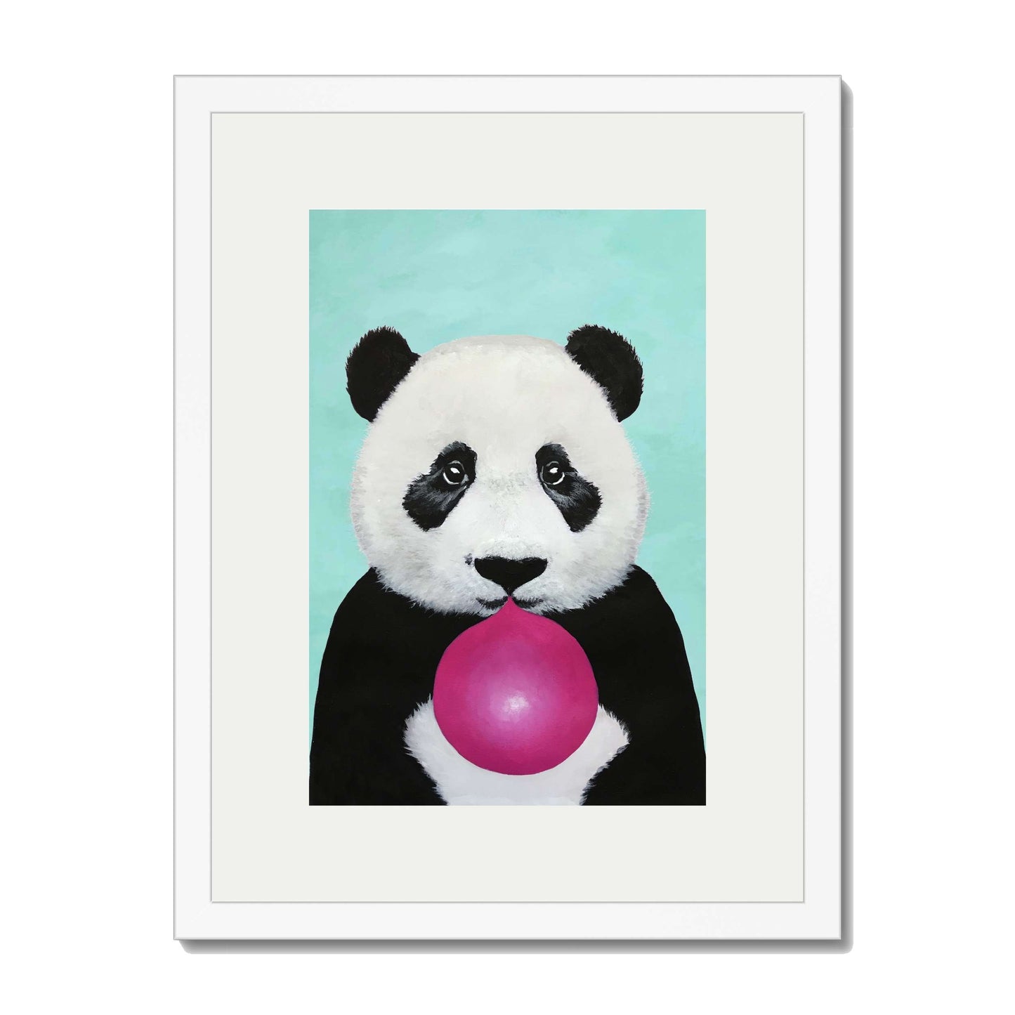 PANDA WITH BUBBLEGUM | PRINT
