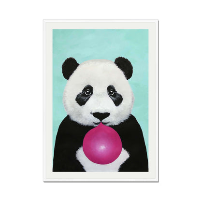 PANDA WITH BUBBLEGUM | PRINT