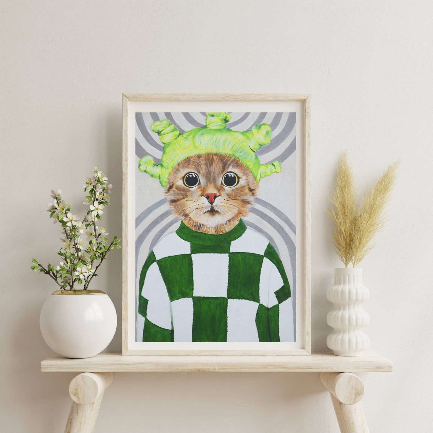 RETRO CAT | PRINT