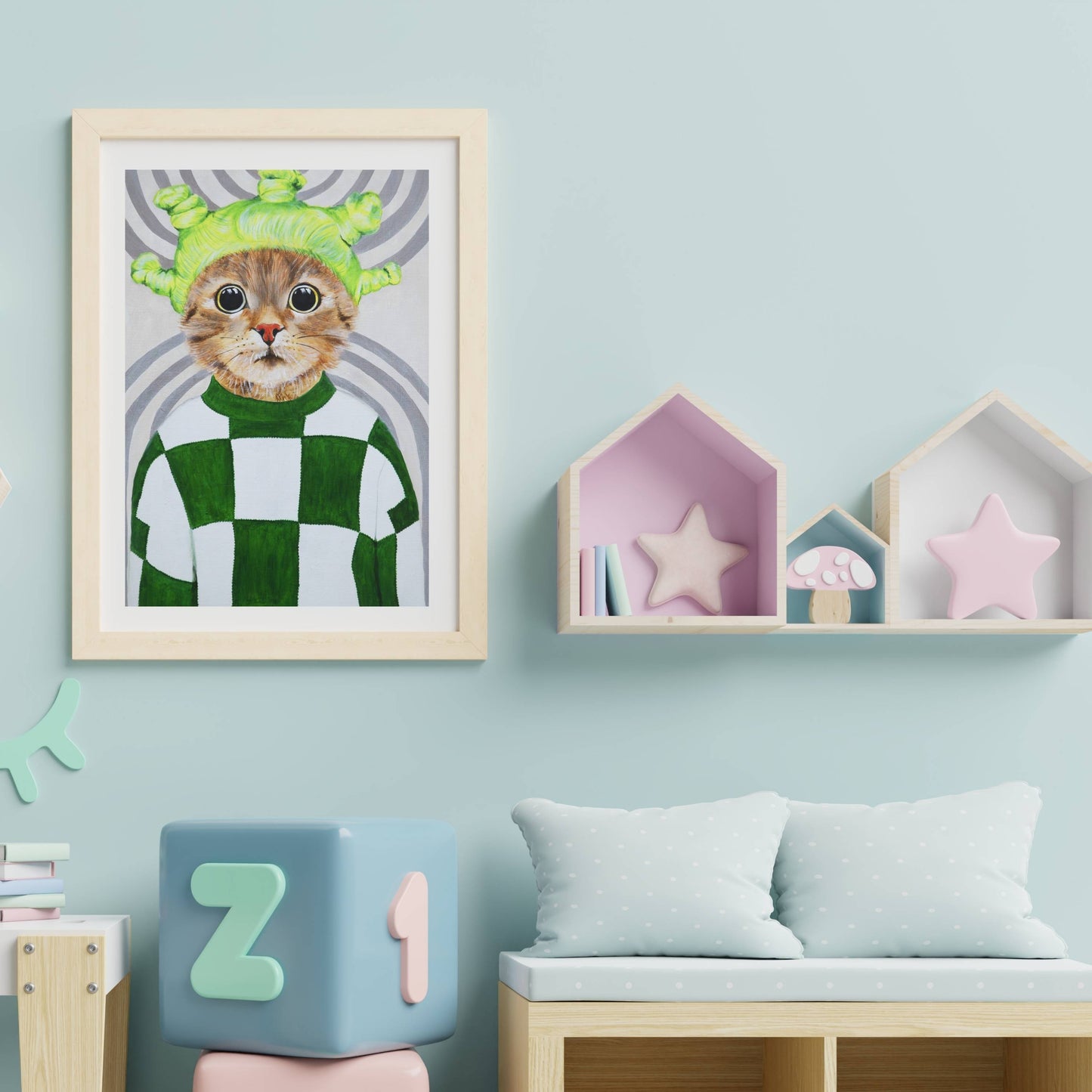 RETRO CAT | PRINT
