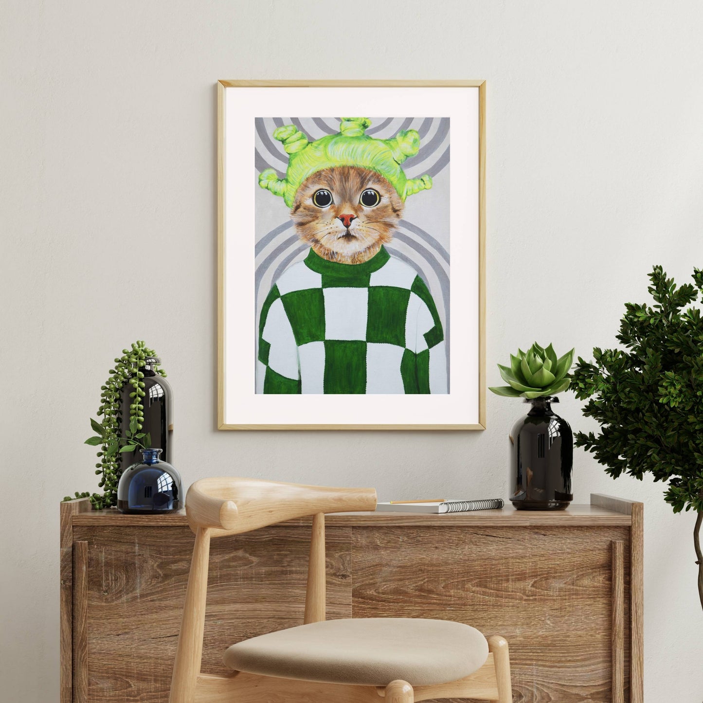 RETRO CAT | PRINT