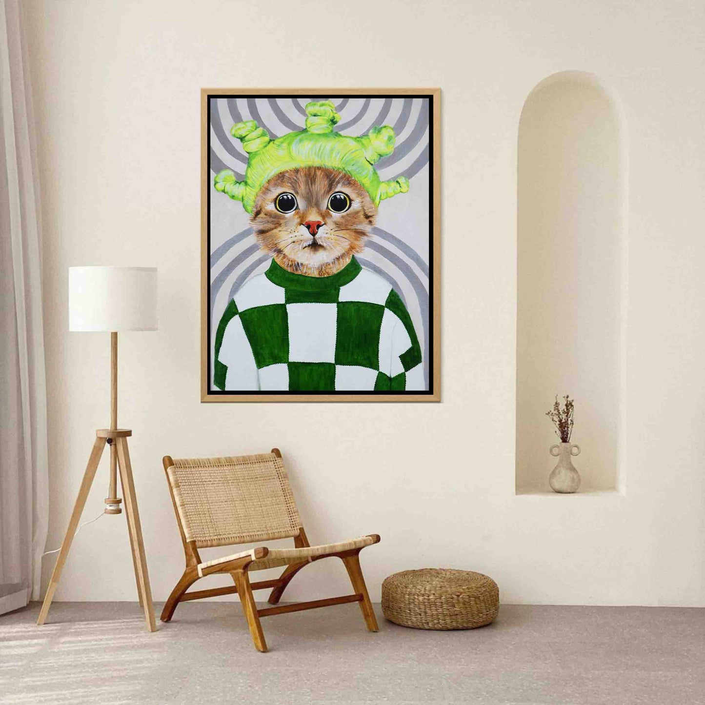 RETRO CAT | CANVAS