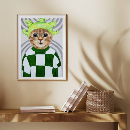 RETRO CAT | PRINT
