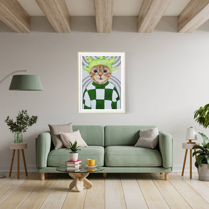 RETRO CAT | PRINT