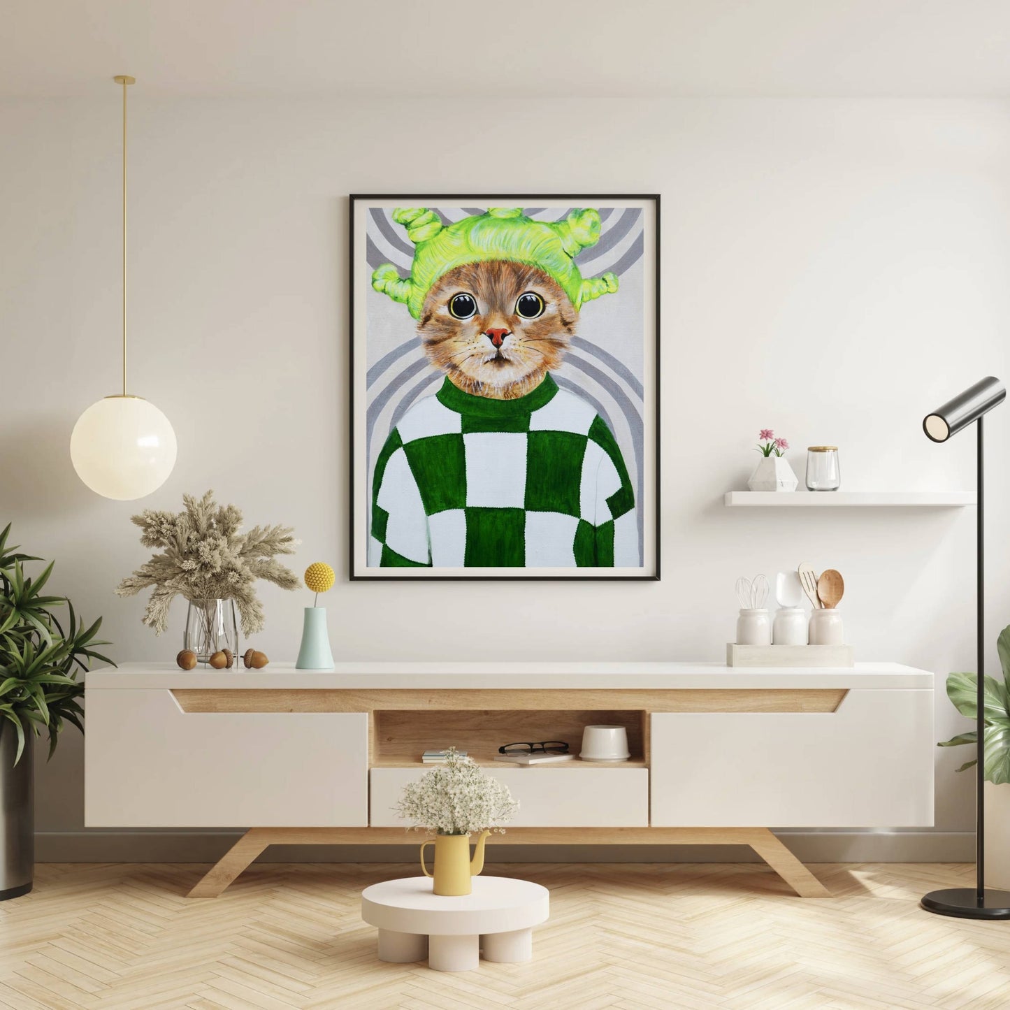RETRO CAT | PRINT