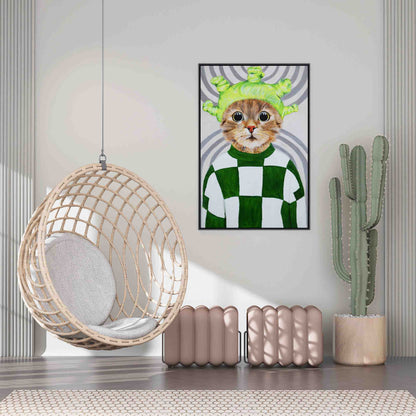 RETRO CAT | CANVAS