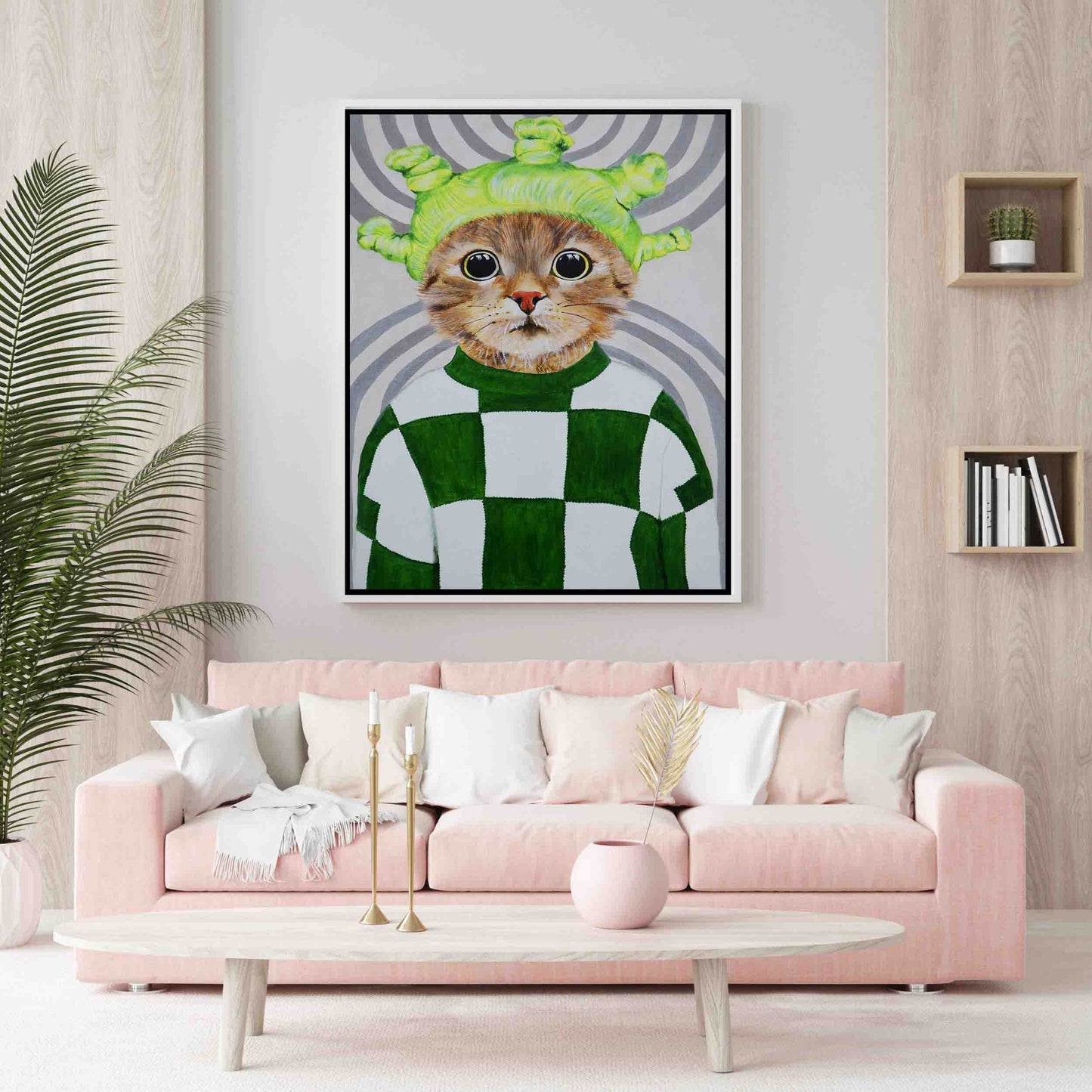 RETRO CAT | CANVAS