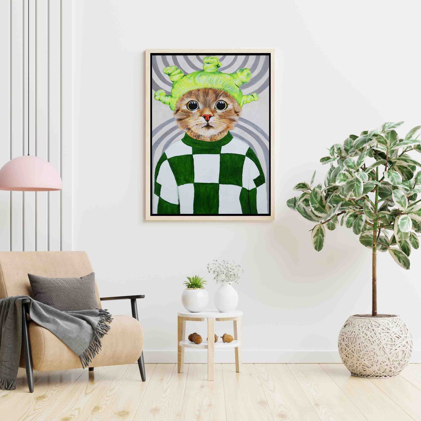 RETRO CAT | CANVAS