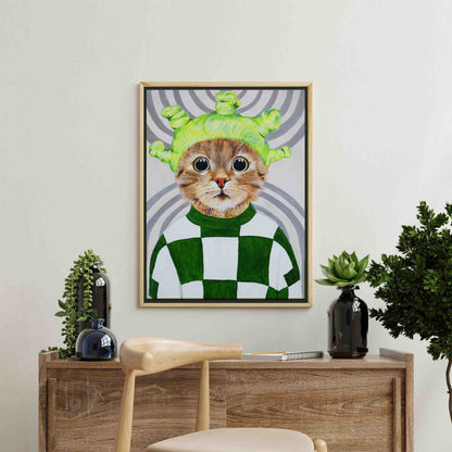 RETRO CAT | CANVAS