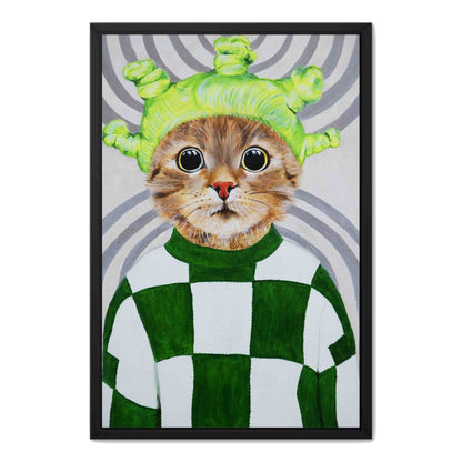 RETRO CAT | CANVAS