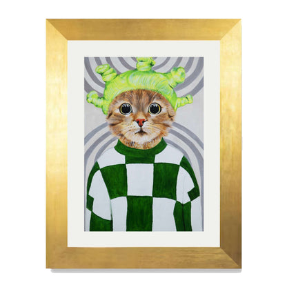 RETRO CAT | PRINT