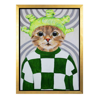 RETRO CAT | CANVAS