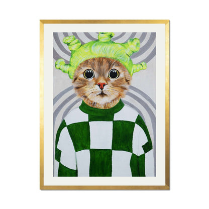 RETRO CAT | PRINT