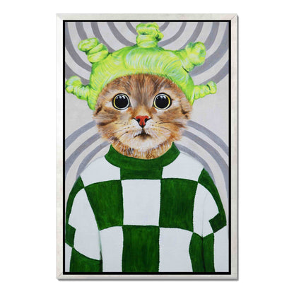 RETRO CAT | CANVAS