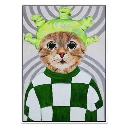 RETRO CAT | CANVAS