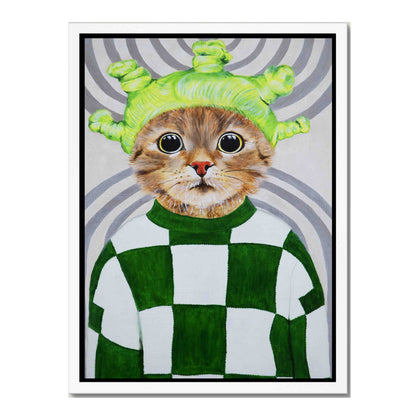 RETRO CAT | CANVAS