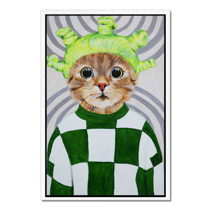RETRO CAT | CANVAS