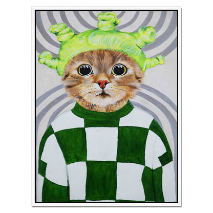 RETRO CAT | CANVAS