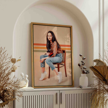 RETRO MONA | CANVAS