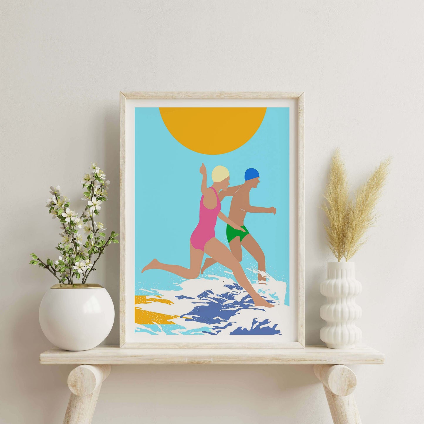 RUNNING SWIMMERS | PRINT