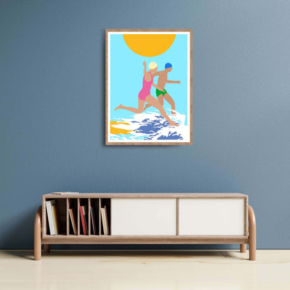 RUNNING SWIMMERS | PRINT