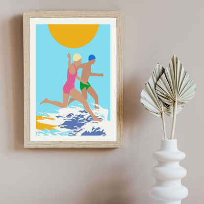 RUNNING SWIMMERS | PRINT