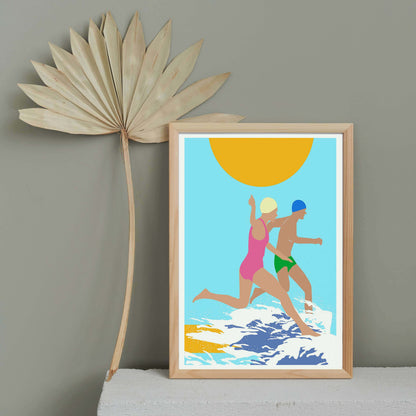 RUNNING SWIMMERS | PRINT